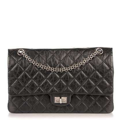 Chanel Aged Calfskin Quilted 2.55 Reissue 226 Flap Black 1 of 7