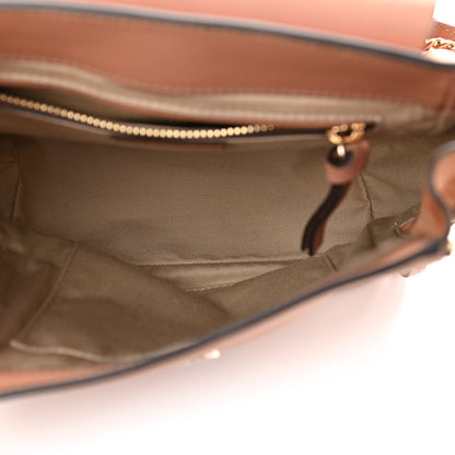 Chloe Suede Calfskin Small Faye Backpack Nougat 4 of 10