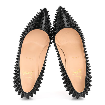 Christian Louboutin Patent Pigalle Spikes 85 Pumps 38.5 Black 2 of 9