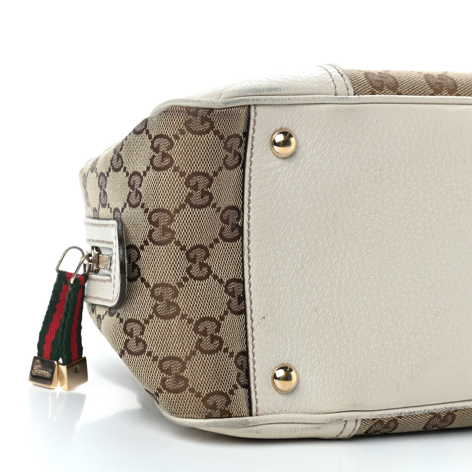 Gucci Monogram Small Princy Satchel Off White 8 of 10