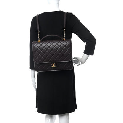 Chanel Caviar Quilted School Memory Backpack Black 2 of 10