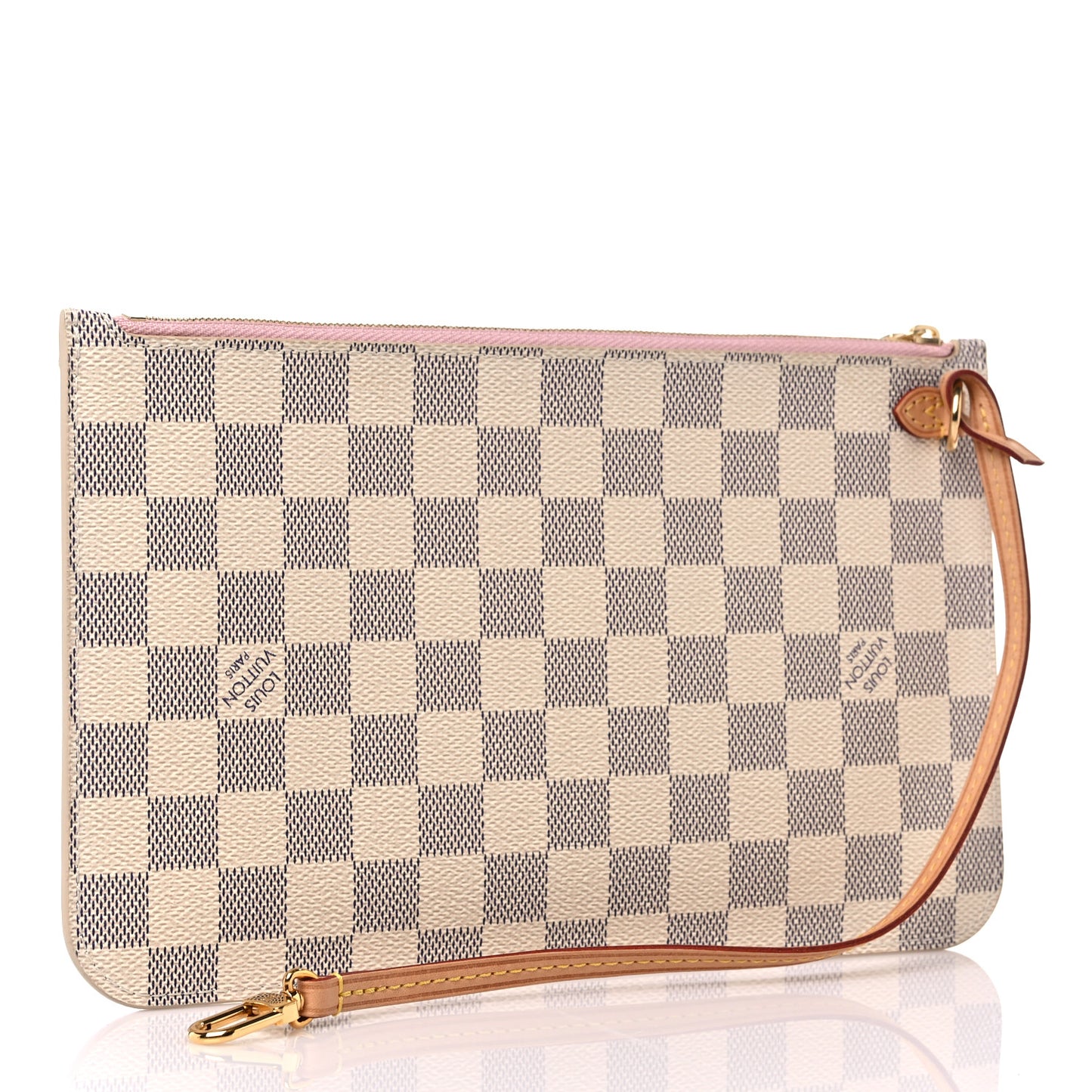 Damier Azur Neverfull MM GM Pochette Rose Ballerine