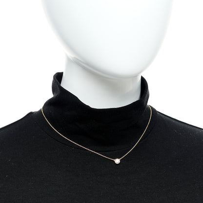 Tiffany 18K Yellow Gold Diamond .43ct Elsa Peretti Diamonds by the Yard Pendant Necklace 2 of 6