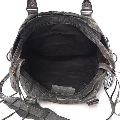 Balenciaga Agneau Classic Hardware Part Time Anthracite 4 of 14