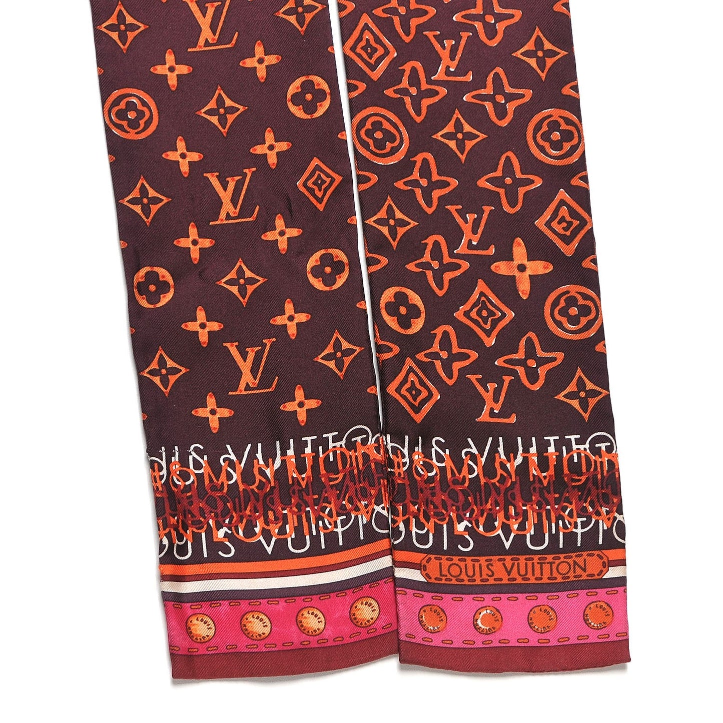 Silk Monogram Map Bandeau Orient