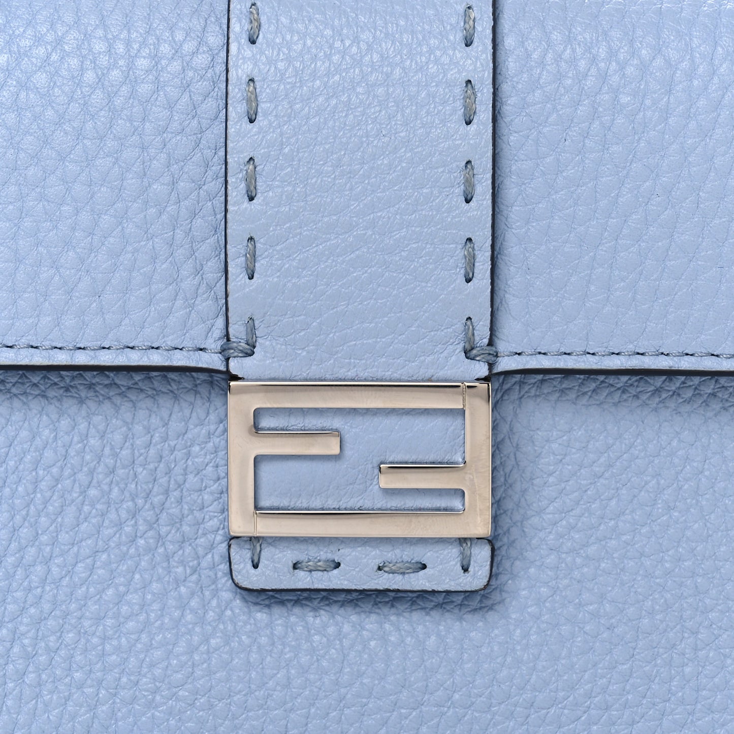Cuoio Romano Selleria Baguette Belt Pouch Azzurro Sky