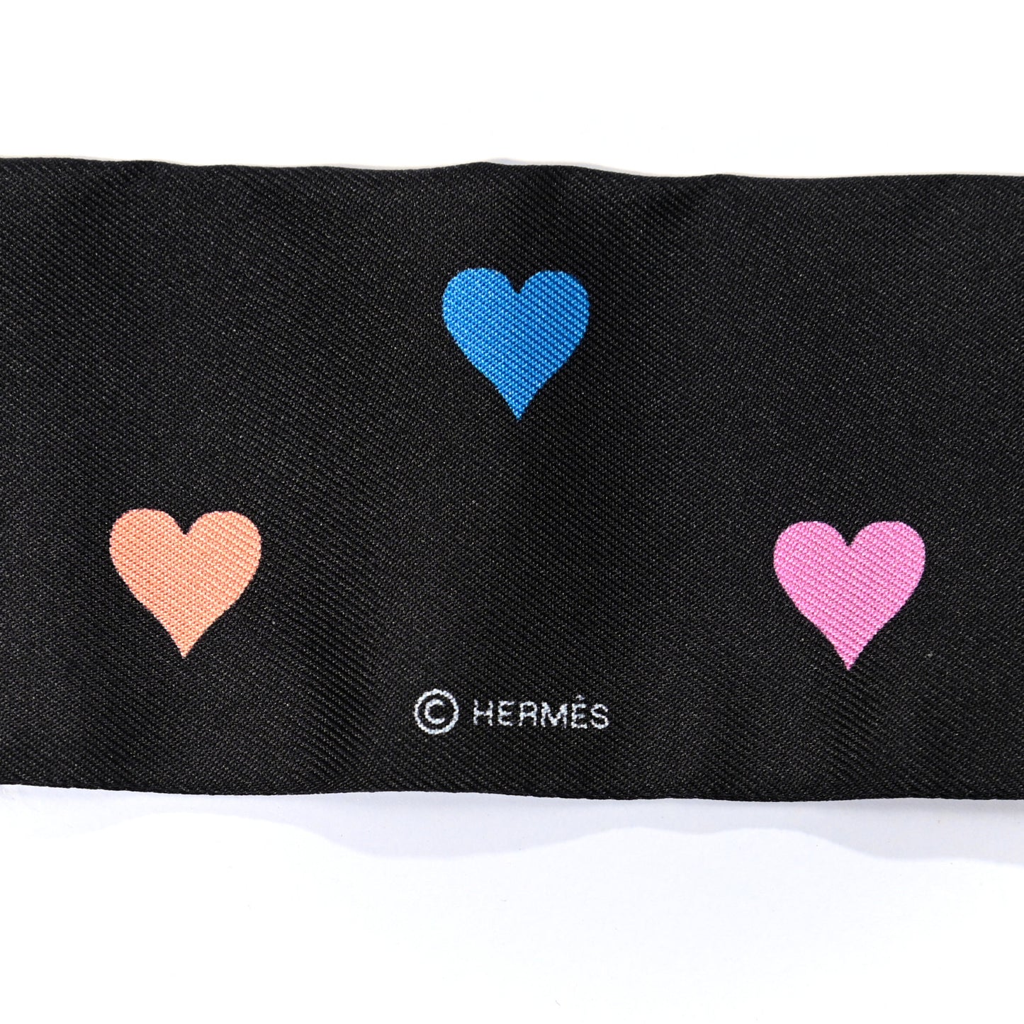 Silk Tea Time Twilly Black Rouge Multicolor