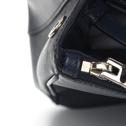 Prada Saffiano Lux Large Galleria Double Zip Tote Baltico 9 of 11