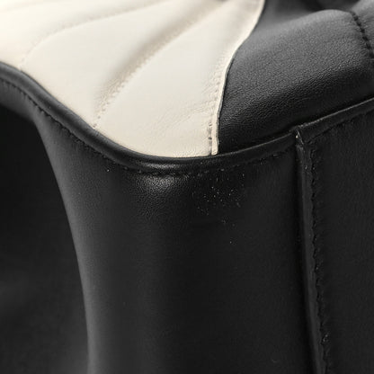 Gucci Calfskin Bamboo Trapuntata Queen Margaret Backpack Mystic White Black 8 of 14