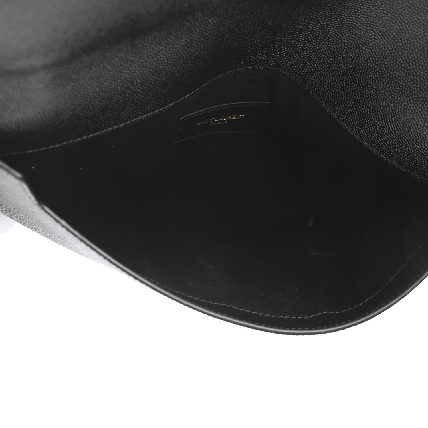 Saint Laurent Grain De Poudre Uptown Pouch Black 5 of 10