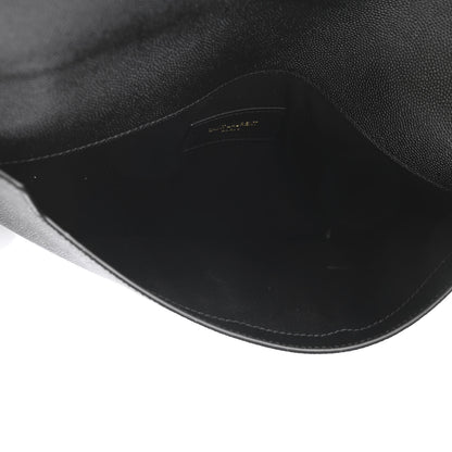 Saint Laurent Grain De Poudre Uptown Pouch Black 5 of 10