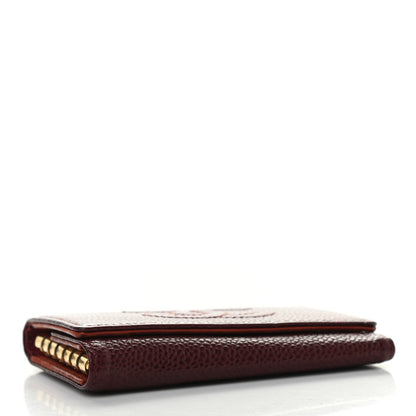 Chanel Caviar Timeless CC 6 Key Holder Case Dark Red 4 of 7