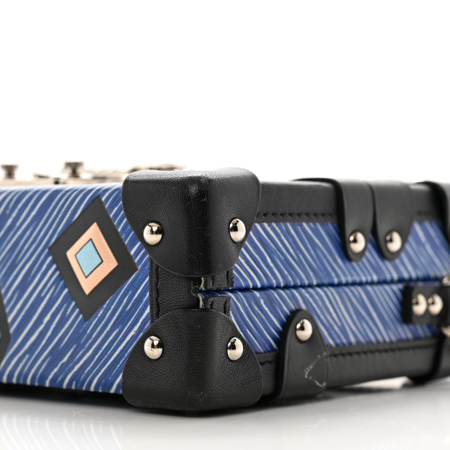 Louis Vuitton Epi Azteque Petite Malle Denim Light 10 of 16