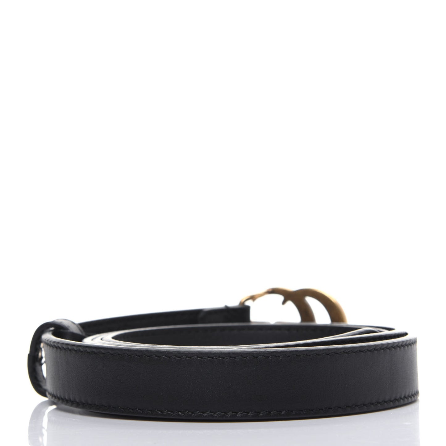 Calfskin Double G 20mm Belt 100 40 Black