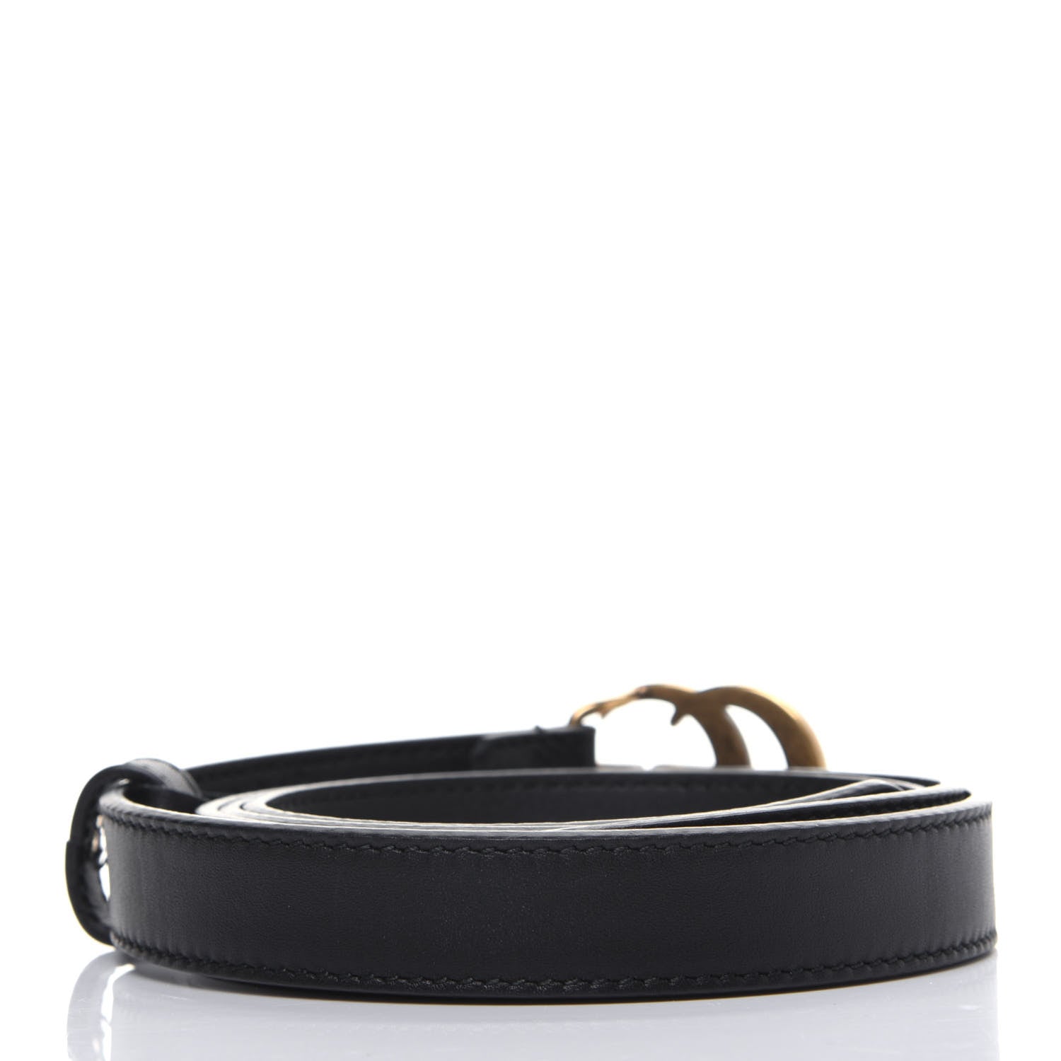 Gucci Calfskin Double G 20mm Belt 100 40 Black 2 of 6