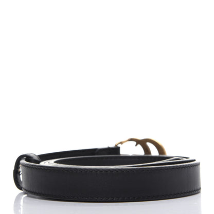 Gucci Calfskin Double G 20mm Belt 100 40 Black 2 of 6