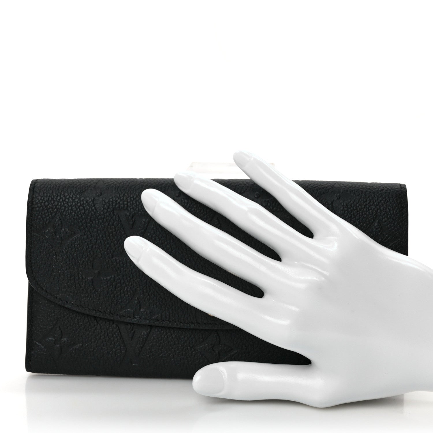 Louis Vuitton Empreinte Emilie Wallet Black Dune 2 of 10