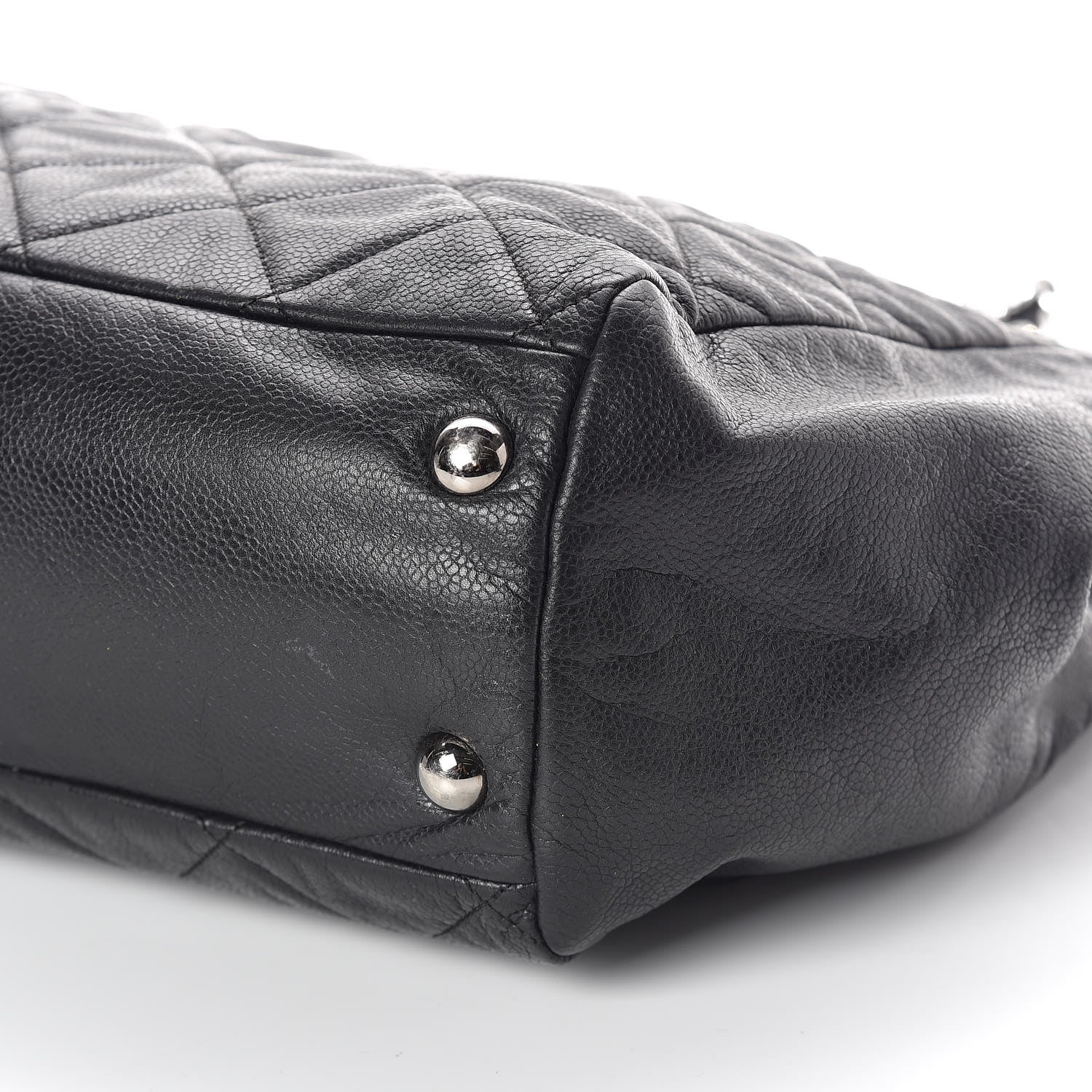 Chanel Soft Caviar Quilted Large Cells Tote Black 6 of 9