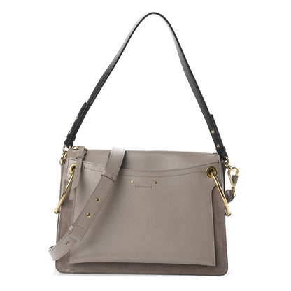 Chloe Calfskin Suede Medium Roy Bag Motty Grey 1 of 9
