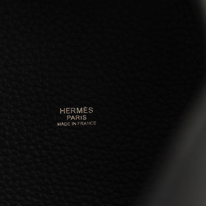 Hermes Taurillon Clemence Picotin Lock 22 MM Bleu Obscur 6 of 7