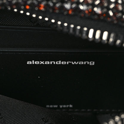 Alexander Wang Mesh Crystal Rhinestone Mini Heiress Pouch Cola 5 of 8
