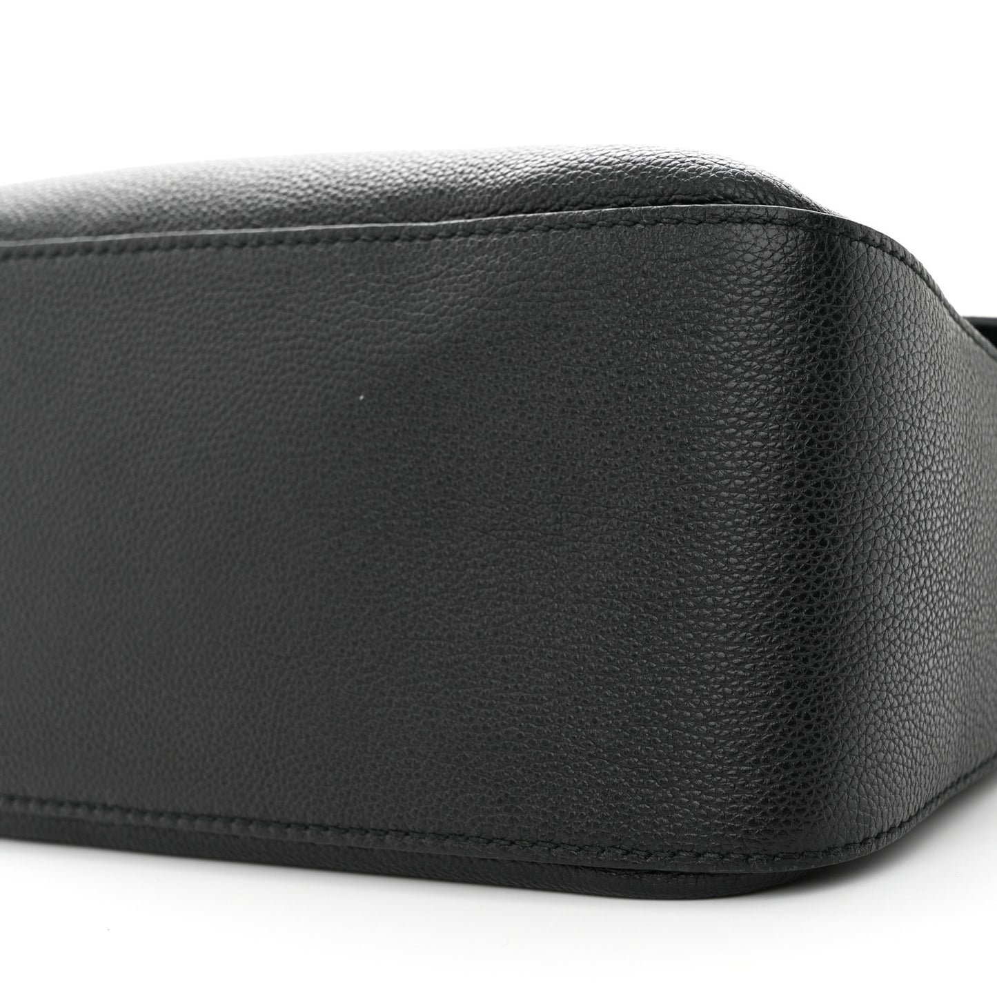 Calfskin Tara Top Handle Bag Black