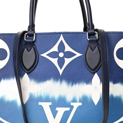 Louis Vuitton Monogram Escale Onthego GM Blue 8 of 15