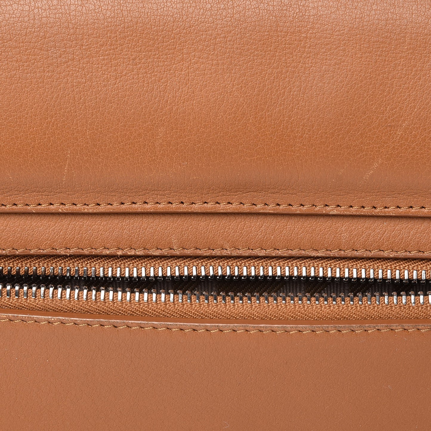 Calfskin PS11 Classic Shoulder Bag Caramel