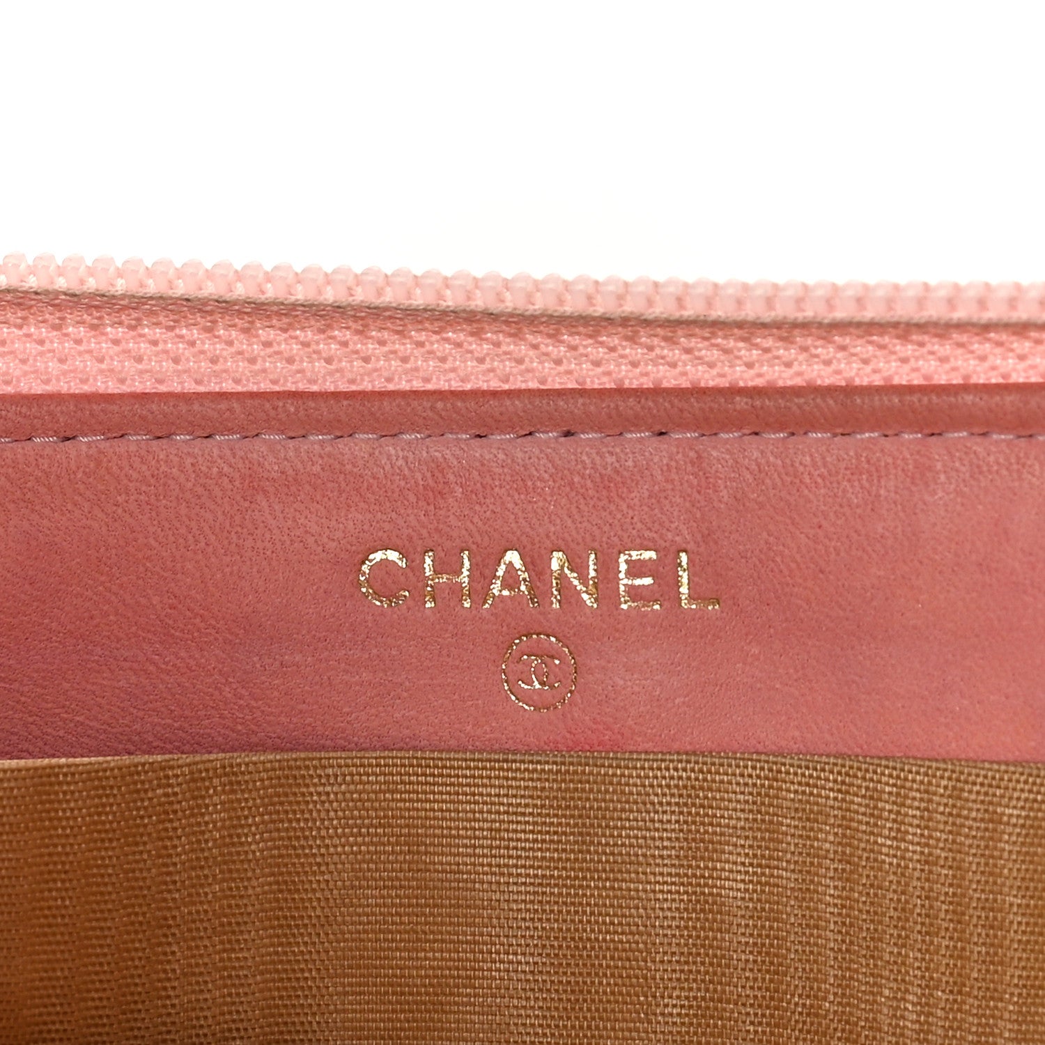 Chanel Caviar Large Timeless CC Zip Around Wallet Pink 7 of 15
