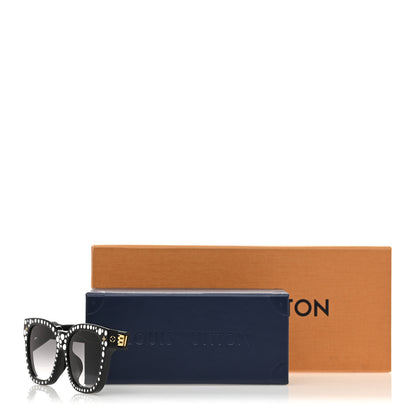 Louis Vuitton LV X YK Acetate Painted Dots Sunglasses Z1902W Black White 7 of 7
