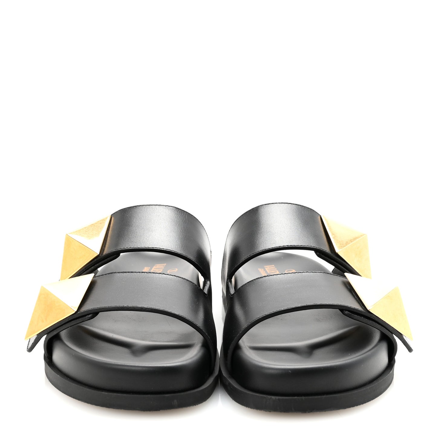 Nappa One Stud Slide Sandals 36.5 Black