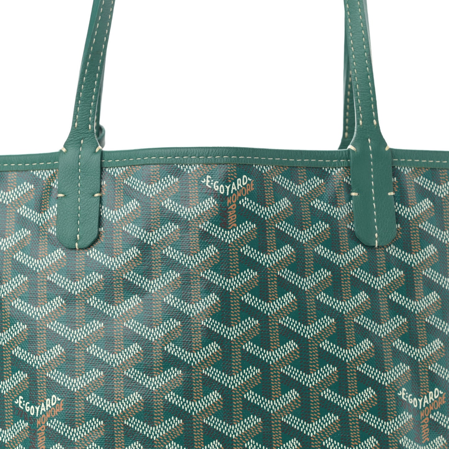 Goyardine Reversible Mini Anjou Green