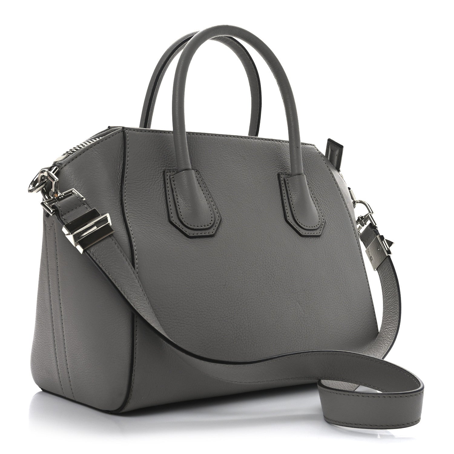 Givenchy Sugar Goatskin Small Antigona Pearl Grey 6 of 27
