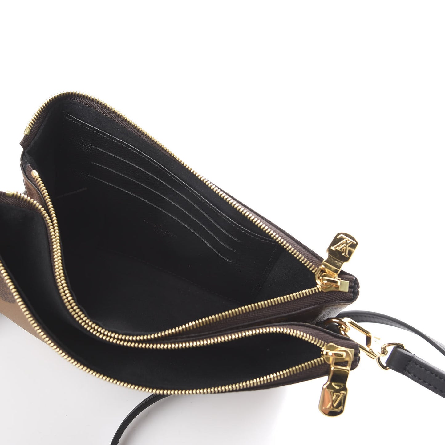 Reverse Monogram Giant Double Zip Pochette