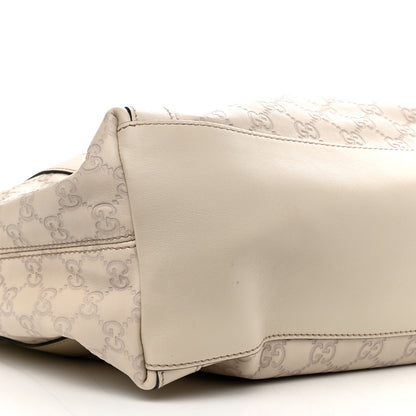 Gucci Guccissima Medium Miss GG Top Handle Bag Off White 9 of 13