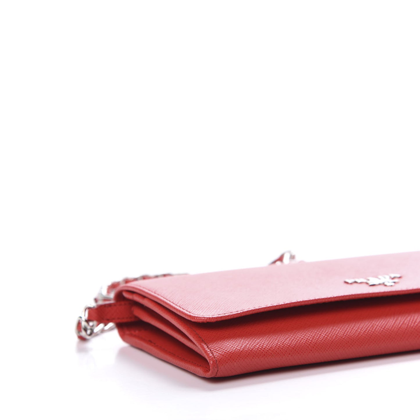 Saffiano Metal Oro Chain Wallet Lacca