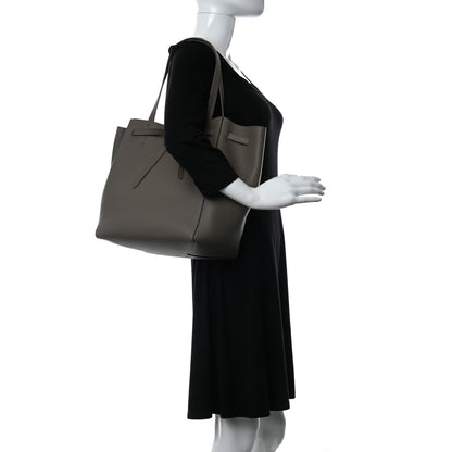 Celine Soft Grained Calfskin Small Belt Cabas Phantom Taupe 3 of 10