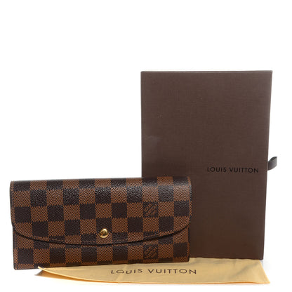 Louis Vuitton Damier Ebene Emilie Wallet 5 of 8