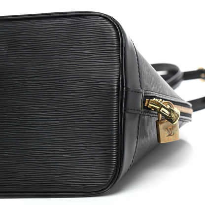 Louis Vuitton Epi Alma PM Black 7 of 10