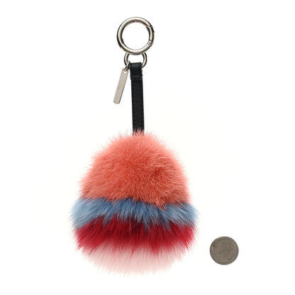 Fendi Mink Fox Fur Kid Monster Bag Bug Charm Multicolor 2 of 5