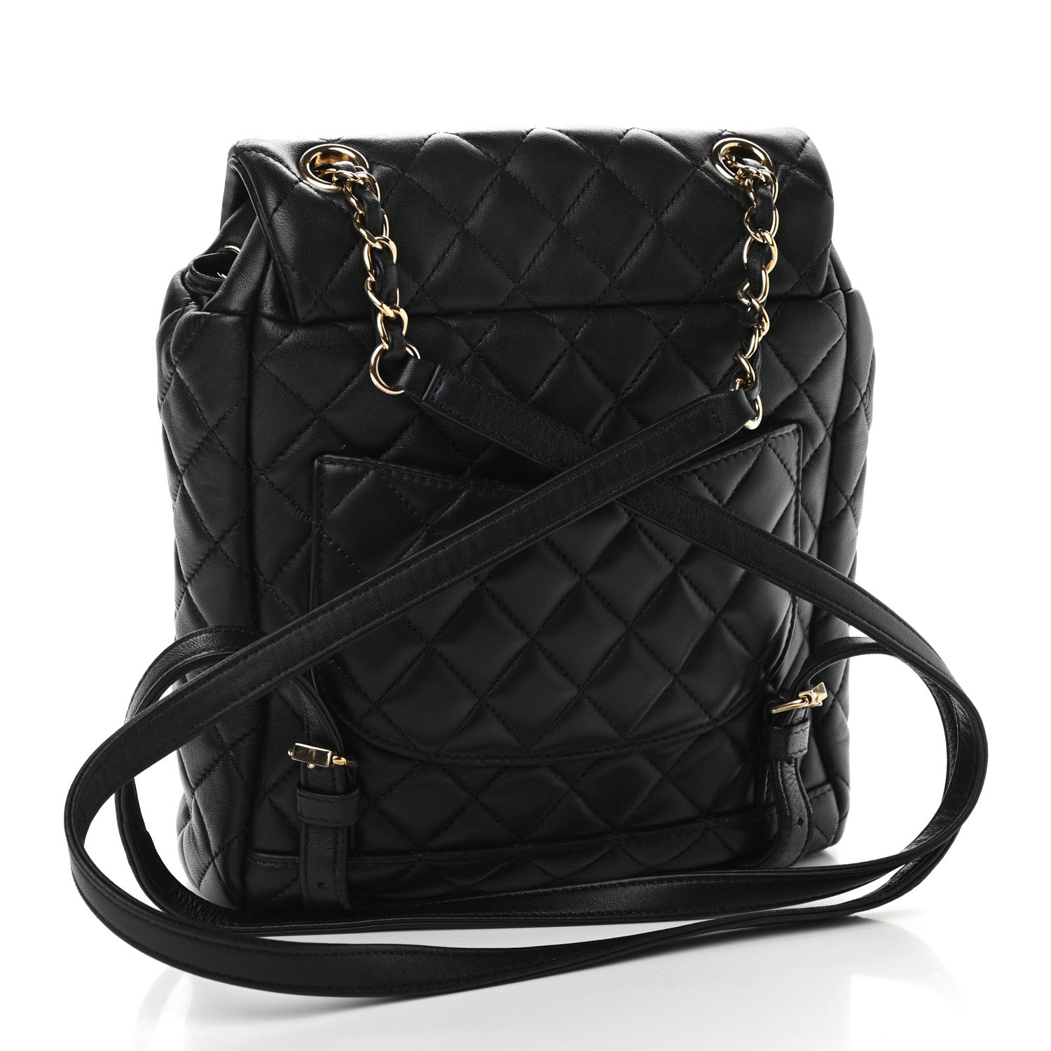 Chanel Lambskin Quilted Small Urban Spirit Backpack Black 3 of 9