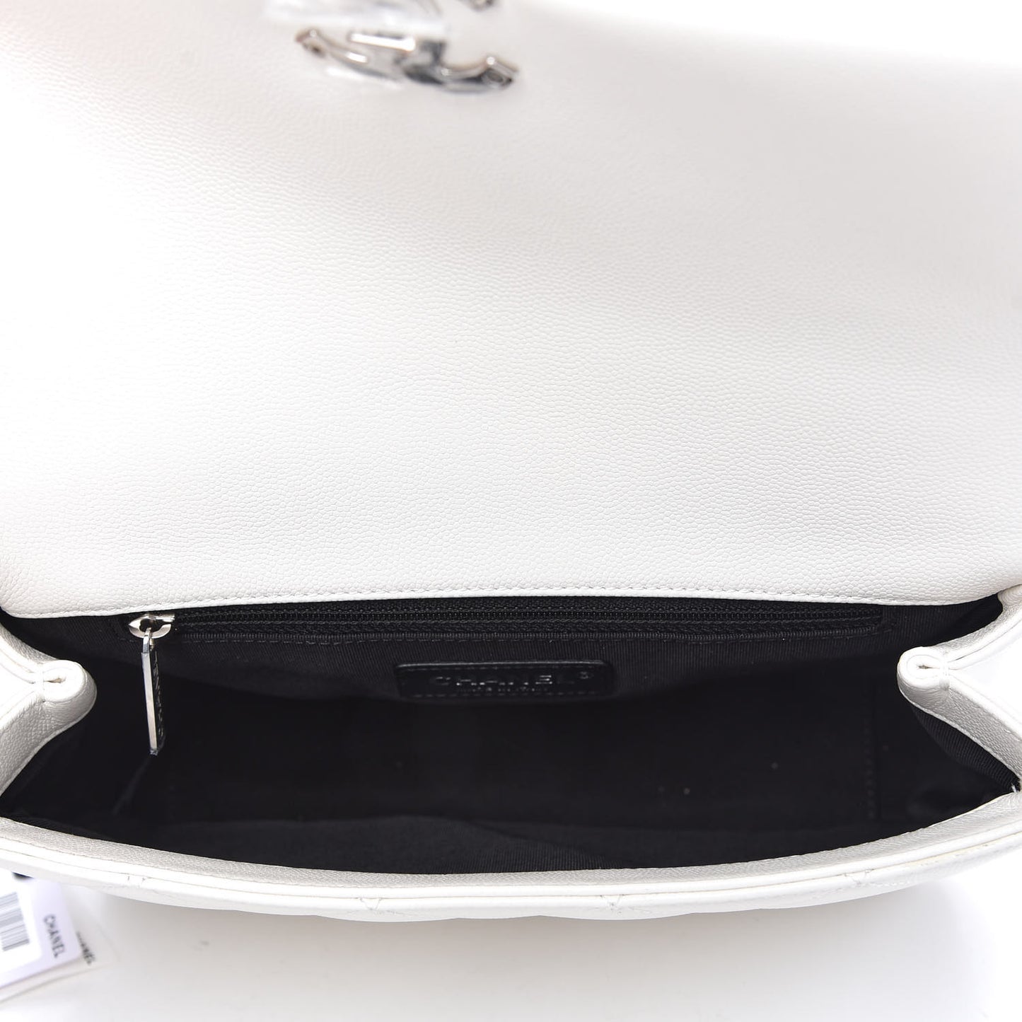 Caviar Quilted My Everything Flap White Black
