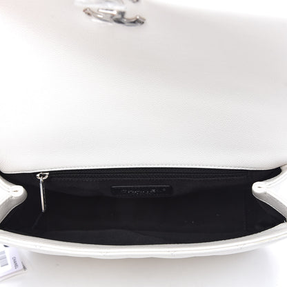Chanel Caviar Quilted My Everything Flap White Black 5 of 11