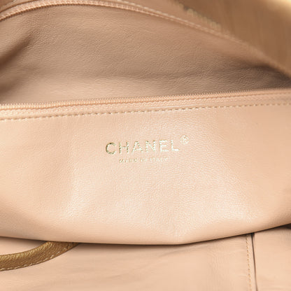 Chanel Metallic Goatskin Luxe Ligne Tote Gold 6 of 11