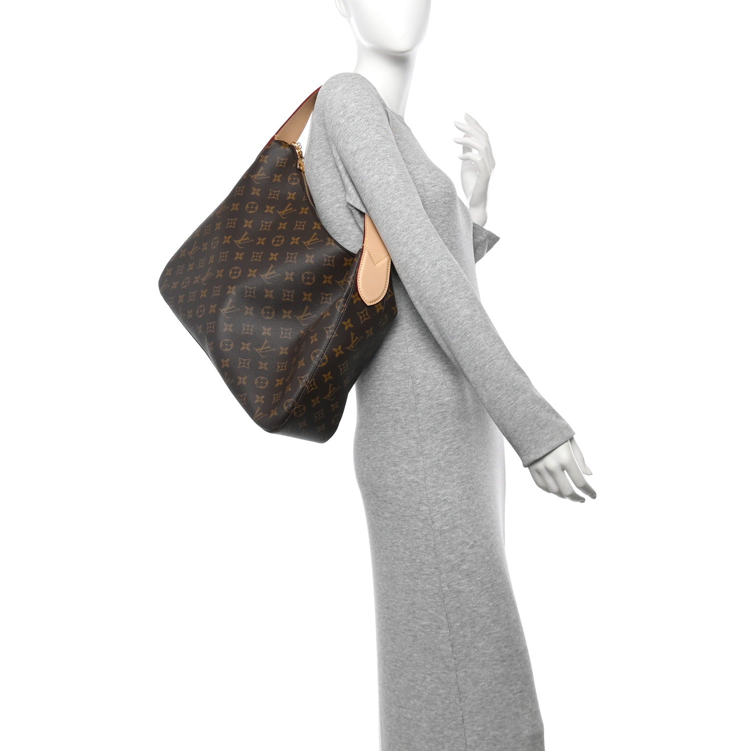 Louis Vuitton Monogram Slouchy MM 2 of 9
