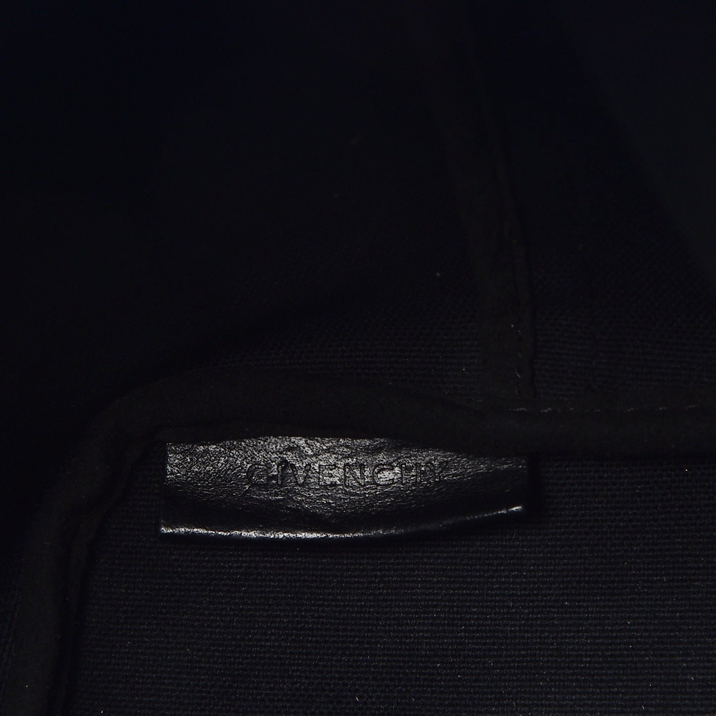 Textured Coated Canvas Rottweiler Pint Large Antigona Tote Black