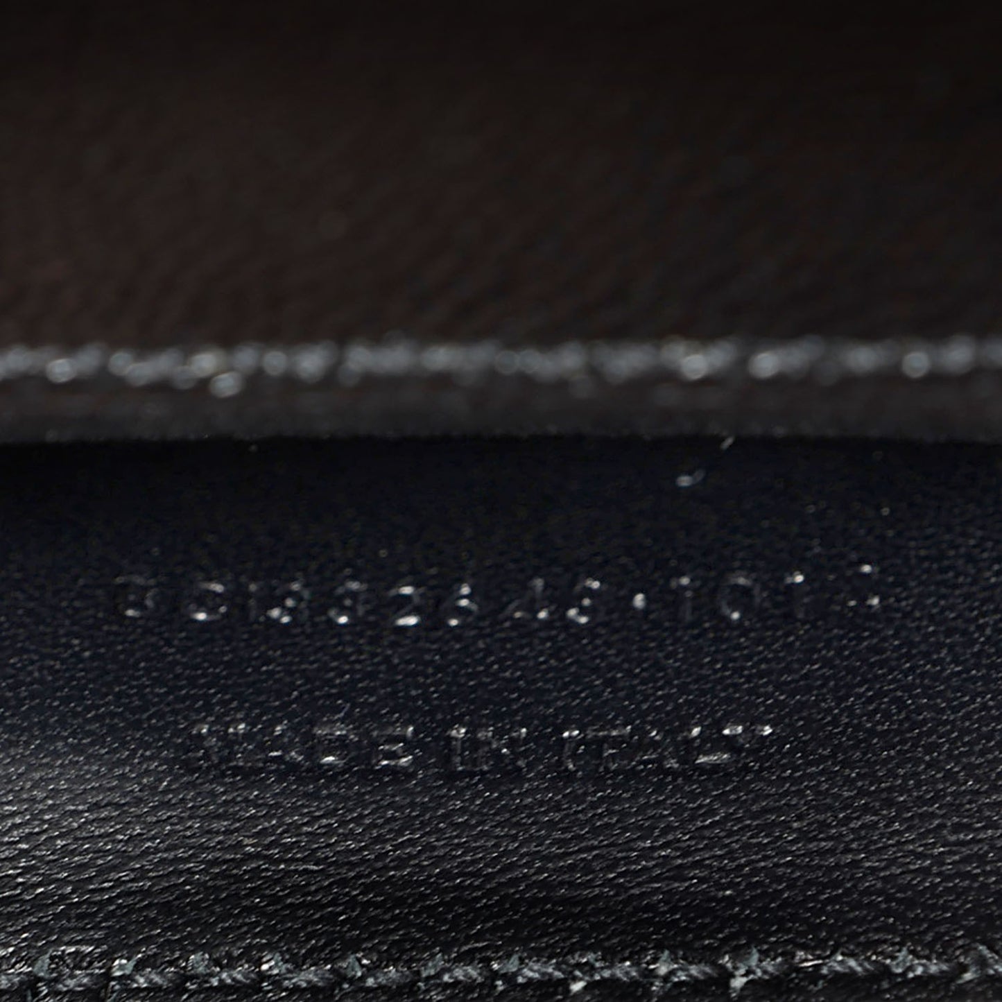 Grain De Poudre Classic Monogram Studded Clutch Black