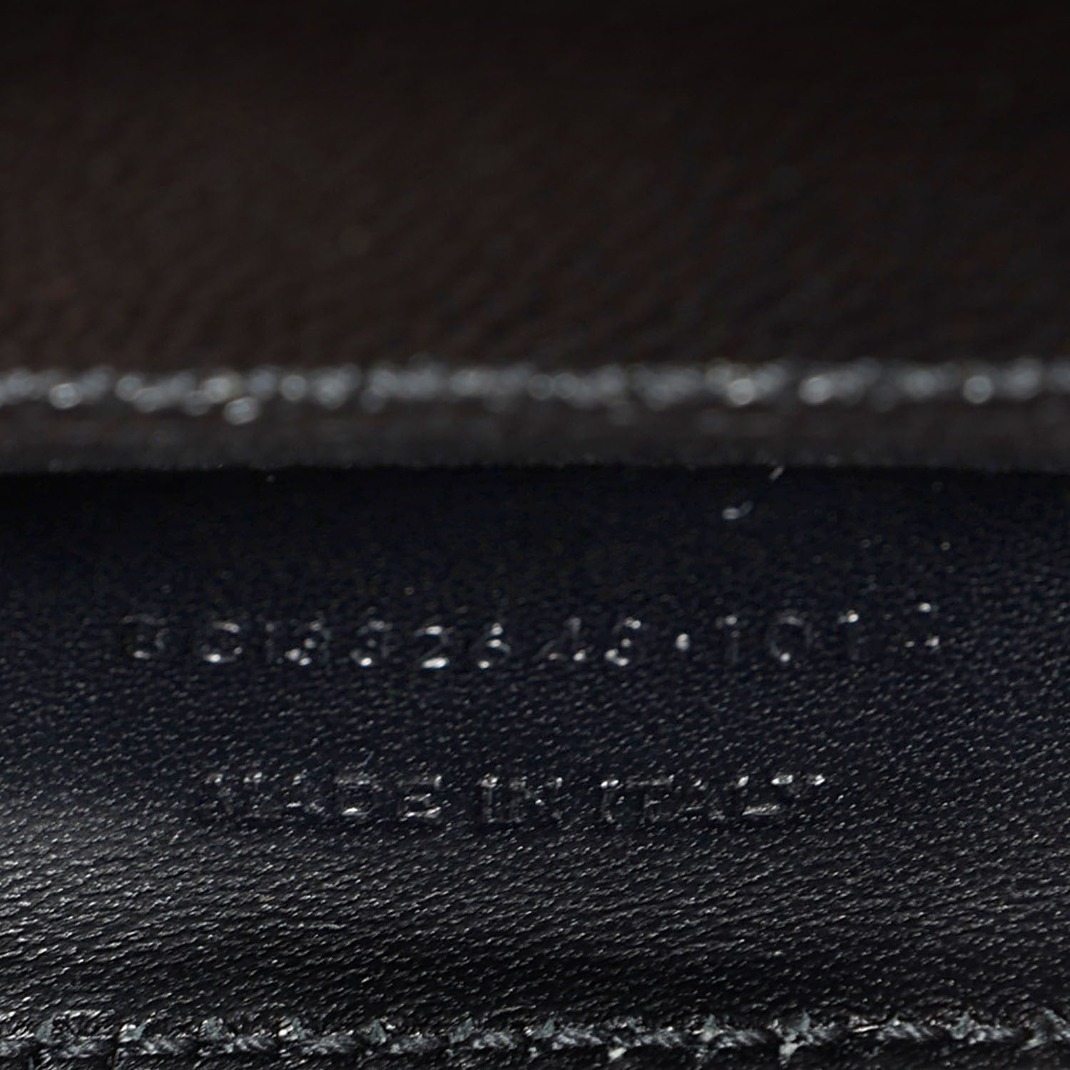 Saint Laurent Grain De Poudre Classic Monogram Studded Clutch Black 7 of 7