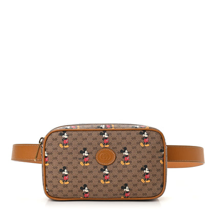 Gucci X DISNEY Mini Vintage GG Supreme Monogram Mickey Mouse Small Belt Bag Beige Vintage Sun Oil 1 of 10