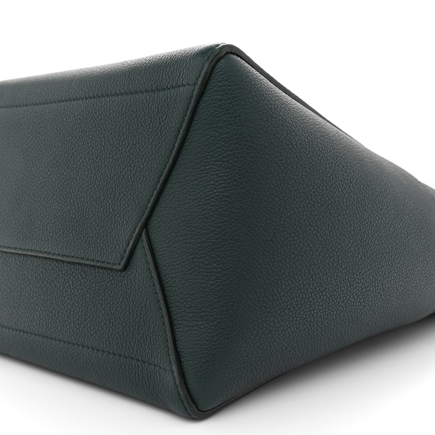 Soft Grained Calfskin Sangle Bucket Bag Amazone
